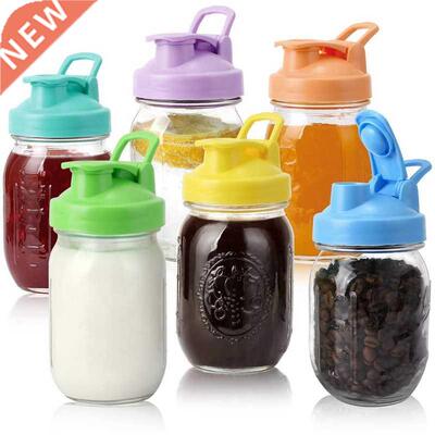 Mason Jar Lids, 6 Pack Regular Mouth Mason Jar Lids Reusable