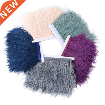 1 Meter 8-10cm Multicolor Real Ostrich Feather Trims Ribbon