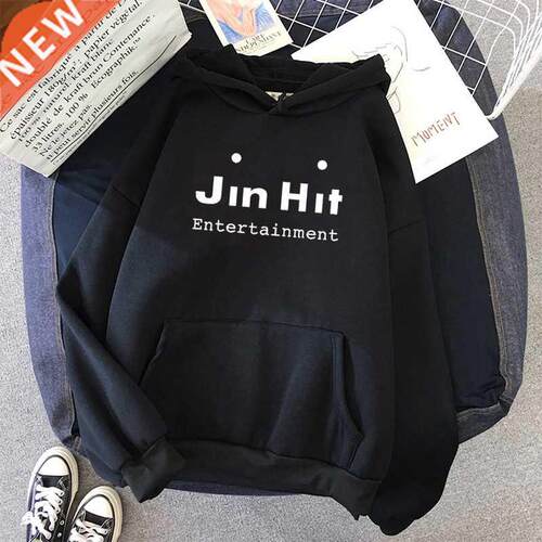 Harajuku Hoodie JinHit Entertainment Winter Loose Oversized