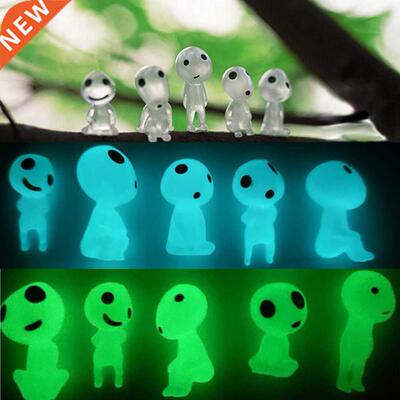10/20Pcs Luminous Tree Spirits Micro Landscape Figure Orname