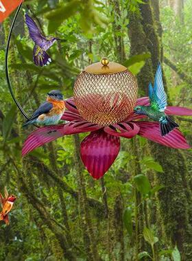 Sensation Cornflower bird Feeder Outdoor Premium Standing Bi