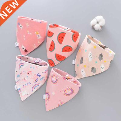 Baby Bibs Triangle Double Cotton Bibs Cute Cotton Comfortabl