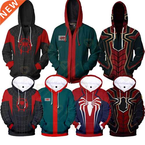 2021 New Fashion Spidermans Hoodies Sweatshirts for Kid Boys