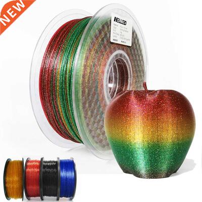 3D Printer Filament PLA 1.75mm Glittering ining Rainbow Su