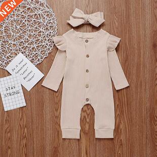 Baby Spring Autumn Clothing Newborn Baby Girl Boy Ribbed Clo