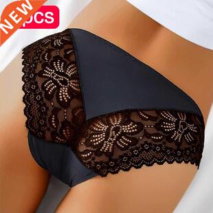 3Pcs Lace Underwear Panties for Women's Panties Set