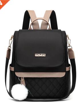 Fashion Mochila Solid Color Women Shopping Backpack Anti-The
