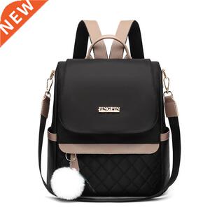 Fashion Mochila Solid Color Women Shopping Backpack Anti-The