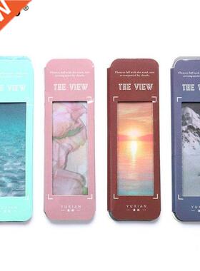 20 Pcs/set Forest Moon Bookmark Flower Dusk Reng Book Mar
