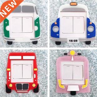 Cartoon Luminous Switch Panel Stickers Wall DIY Decoration