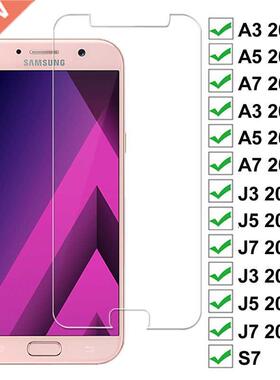 9D Full Protection Glass the For Samsung Galaxy A3 A5 A7 J3