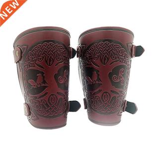 Traditional Cowhide Leather Archery Arm Guard Forearm