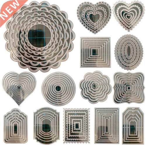 Square Star Heart Rectangle Circle DIY Craft Metal Cutting D