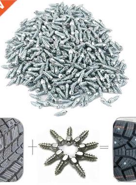 100/200Pcs 4*9mm/12mm Snow Screw Tire Studs Anti Skid Fallin