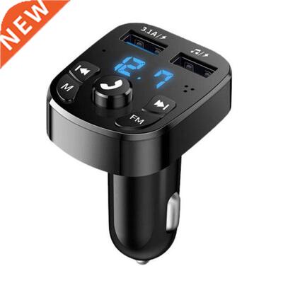 Bluetooth-compatible 5.0 FM Transmitter Car Player Kit Car C