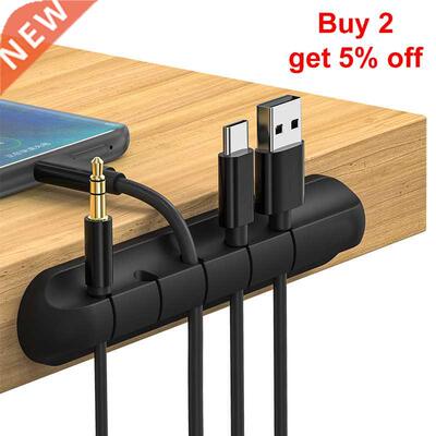 Cble Orgnizer Silicone USB Cble Winder Desktop Mngement