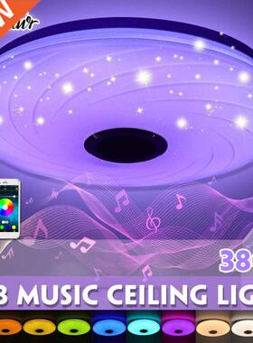 38CM Modern RGB LED Ceiling Lights Home Lighting APP bluetoo