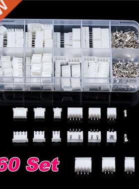 60 Set 2.54mm JXT-XH 2-4 Pins Jumper Pin Wire Connector Head