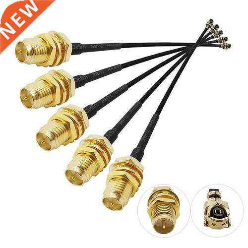 10Pcs RP SMA Female Jack Bulkhe to IPX U.FL IPEX 1.13mm Pi