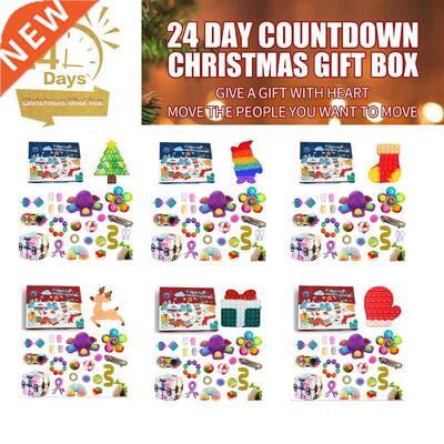Hot 24 Fidget Toy Bag Mystery Box Advent Calendar Surprise E