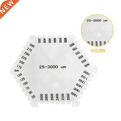 Wet Diaphragm Thickness Gauge Hexagon Wet Film Comb