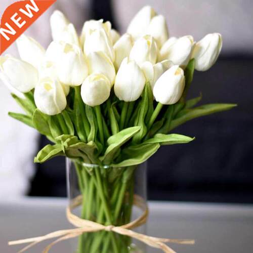 10PCS Tulip Artificial Flower Real Touch Artificial Bouquet