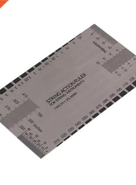 Stainless Steel String Ruler String Action Gauge Ruler for G
