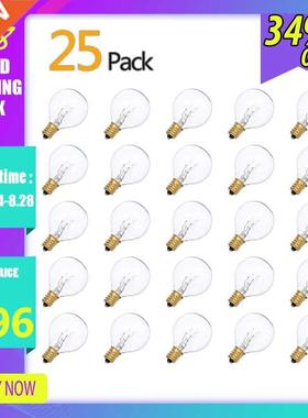 25pcs 7W AC20V G40 Globe Tungsten Incandescent Bulb Lamp E1