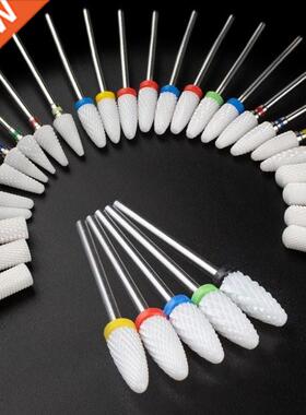 3/32 Ceramic Milling Cutter Nail Drill Bit Electric Manicure