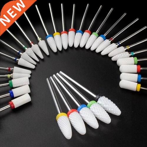 3/32 Ceramic Milling Cutter Nail Drill Bit Electric Manicure