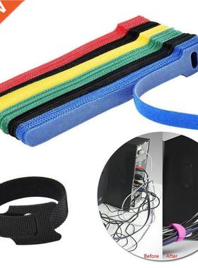 50Pcs Releasable Cable Ties Colored Plastics Reusable Cable