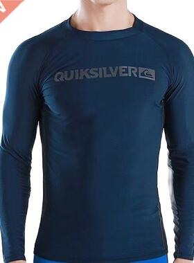 M-6XL UV Protection Lycra Rashguard Men Long Sleeve Swimsuit