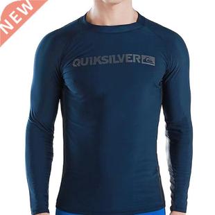 M-6XL UV Protection Lycra Rashguard Men Long Sleeve Swimsuit