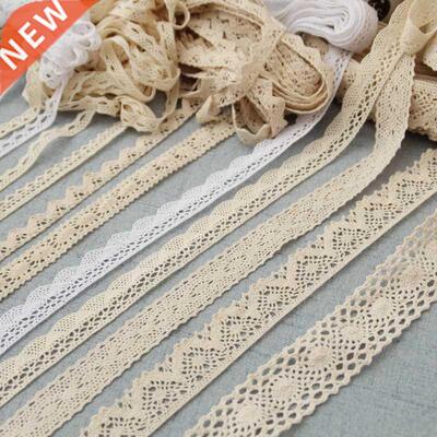 2/5/10 Yards  Pure Cotton Thread Curtain Lace Cotton Edge