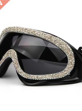 2022 Fashion oversized windproof sunglasses women luxury de