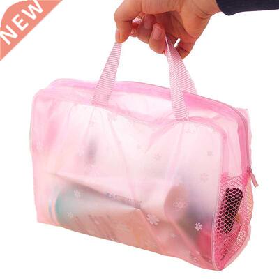 PVC Makeup Bag Transparent Toiletry Cosmetics Storage Bag Po