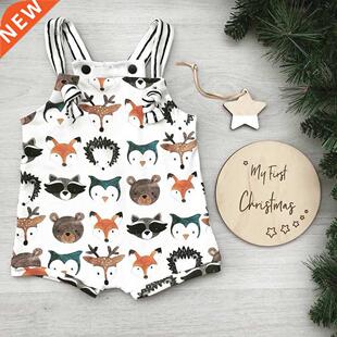 0-24M Summer Newborn Baby Girl Boys Strappy Romper Jumpsuit