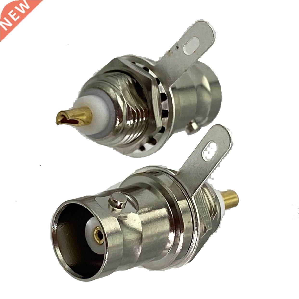 10pcs Connector BNC Jack Female Bulkhead Nut Solder Pancel M - 实物图
