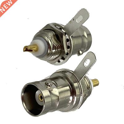 10pcs Connector BNC Jack Female Bulkhead Nut Solder Pancel M