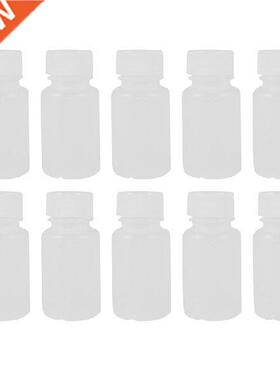 10 Pcs 20Ml White Mini Travel Empty Plastic Alcohol Alcohol
