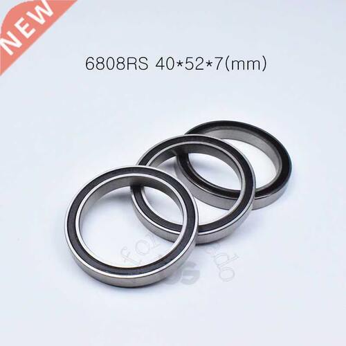 1pcs 6808RS 40*52*7(mm) chrome steel rubber Sealed High spe