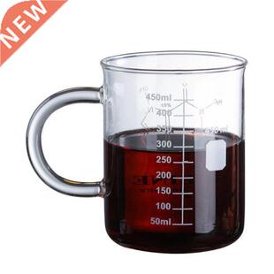 Caffeine Beaker Mug Graduated Beaker Mug with Handle Borosi