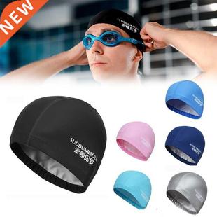 Swimming Cap Silicone Non-Slip Swimming Cap Long Hair Unisex