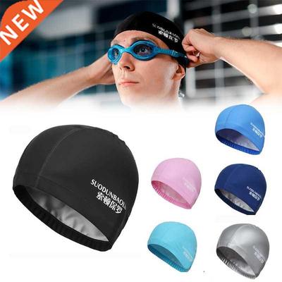 Swimming Cap Silicone Non-Slip Swimming Cap Long Hair Unisex