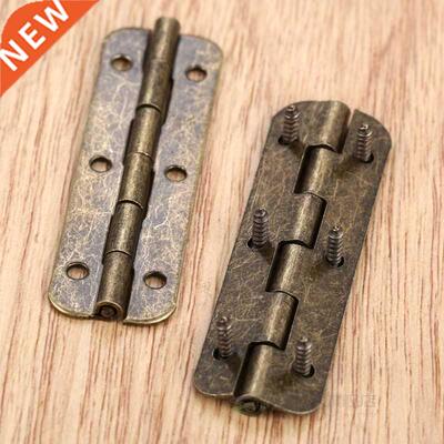 10Pcs Metal Cabinet Door Luggage Long Hinge Antique Vintage