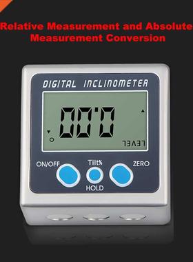 Multi-functional Digital Inclinometer Zinc Alloy Shell 60