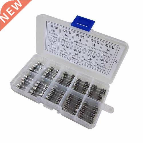 100pcs 5x20mm Fast Blow Glass Assorted Fuse