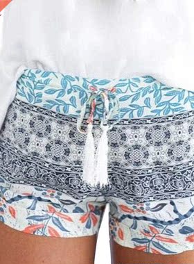 Wist csul short drwstring print shorts 休闲印花短裤