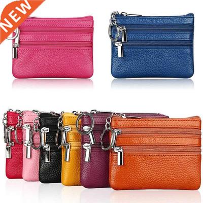 Fashion Leather Women Wallet Clutch One/Two Zip Female Short