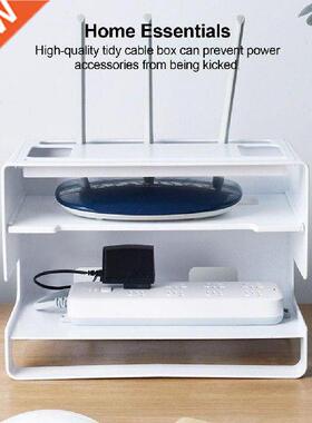 Dustproof Wifi Router Storage Box Desktop Socket Wire